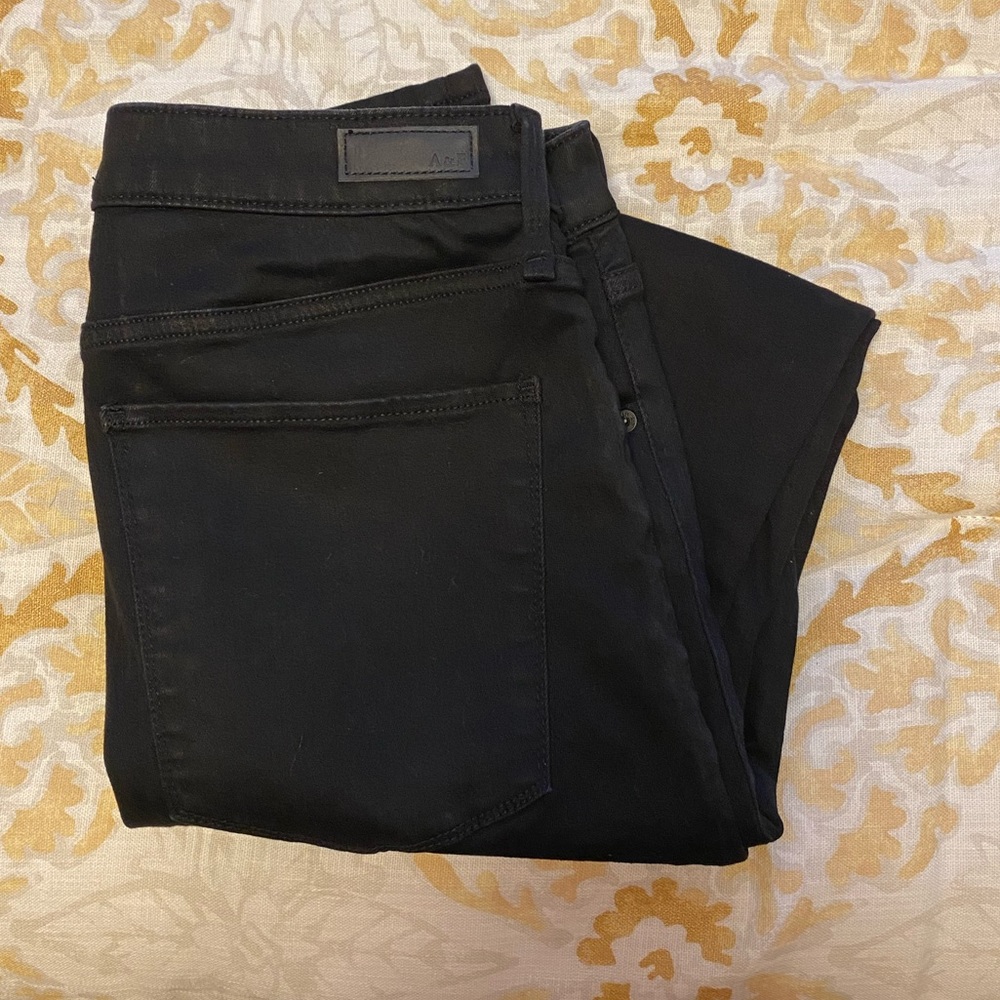 NEW Black A&F Curve Love High Rise Super Skinny